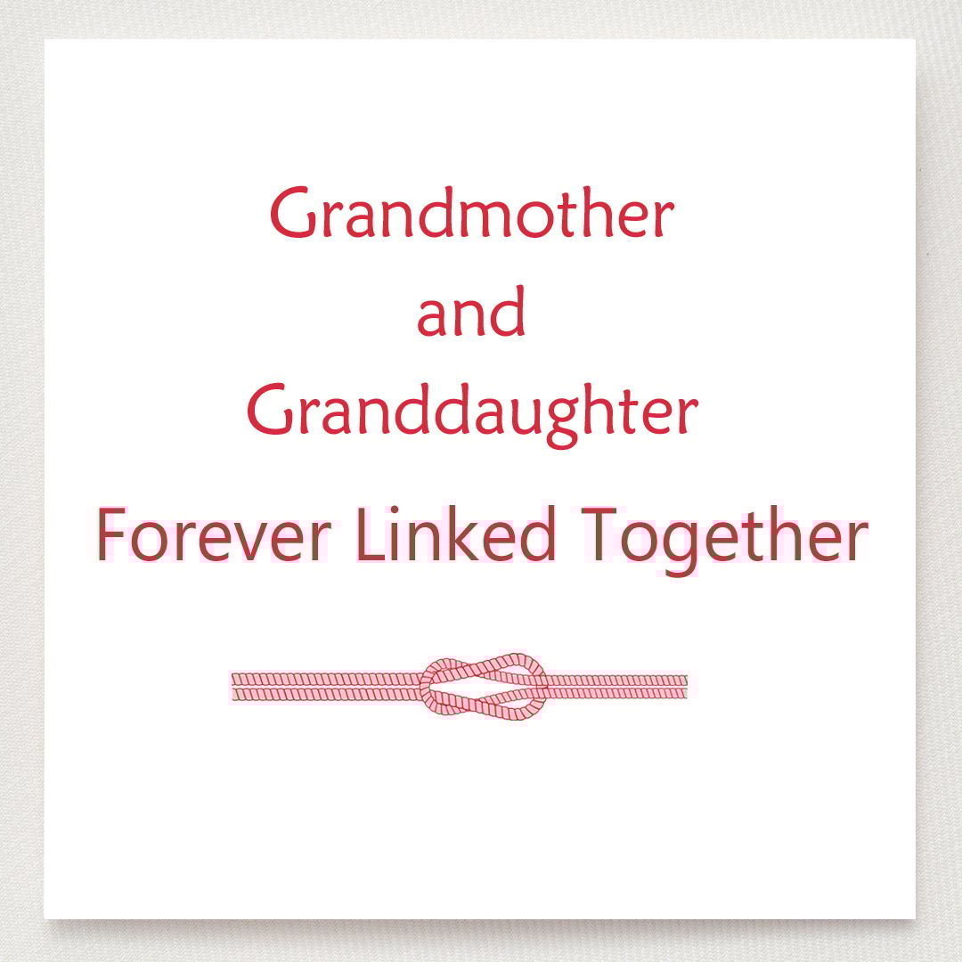 🎁-To My Granddaughter "Forever Linked Together" Handmade Braided Bracelet
