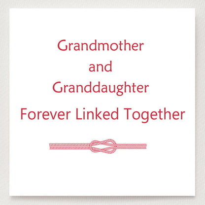 🎁-To My Granddaughter "Forever Linked Together" Handmade Braided Bracelet